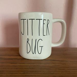 JITTER BUG Large Rae Dunn Magenta #213 Ceramic Coffee Cup Mug